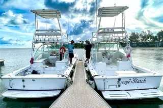 Reel Busy and Escape Hatch at the dock